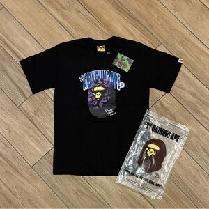 Classic Purple Grape Bape Essential Tee ✅